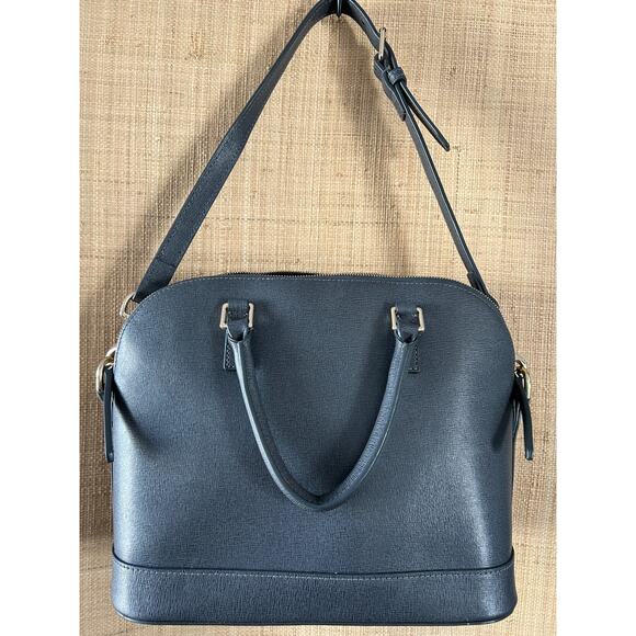 Dooney & Bourke saffiano dome handbag gray shoulderbag - Picture 10 of 10